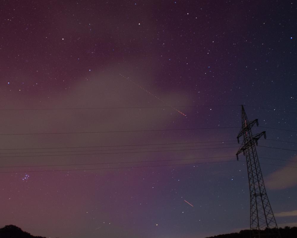 Aurora night sky